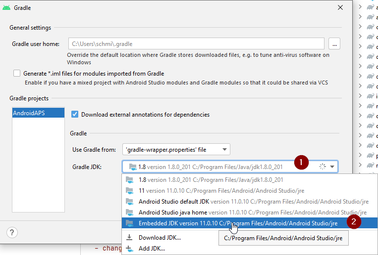Gradle Settings