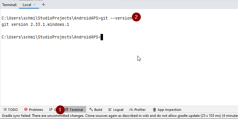 Gradle Git Version