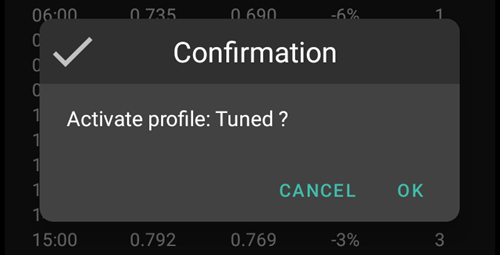 Autotune Profil aktivieren