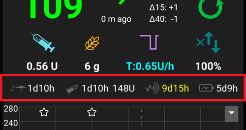 Einstellungen > Status Lights