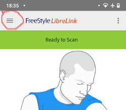 LibreLink Verbindung hergestellt