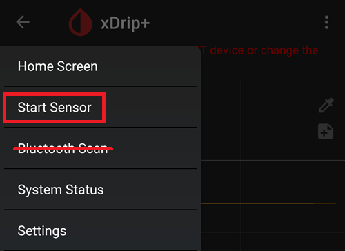 xDrip+ scan