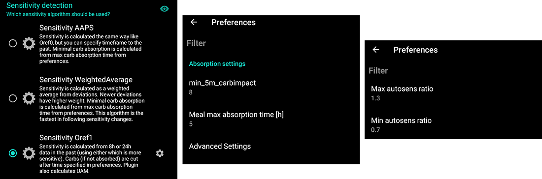 Autotune default screen