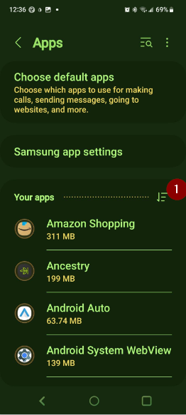 App Filter