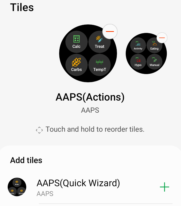 Wear phone add tile