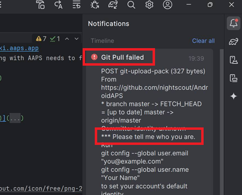 Git identification