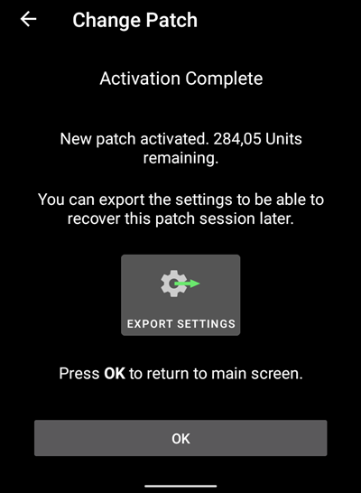 Activation complete