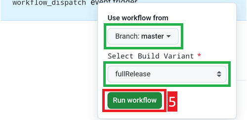 Run Workflow