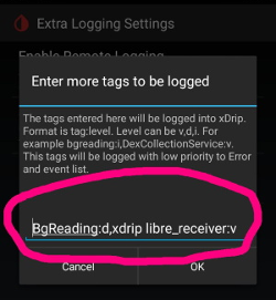 xDrip+ LibreLink logging