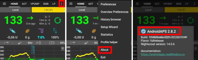 AAPS version installed