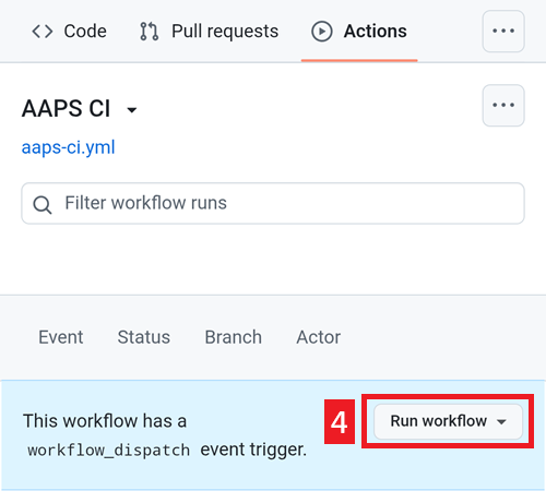 Run Workflow