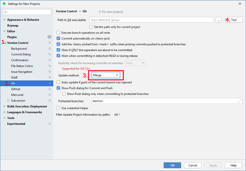 Paramètres Android Studio