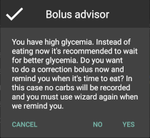Message assistant bolus
