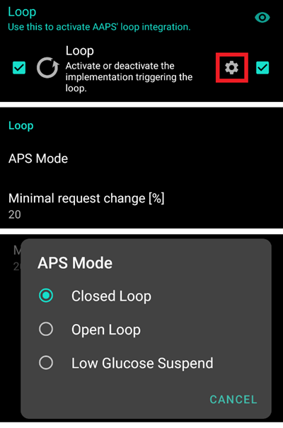 Config builder - loop mode