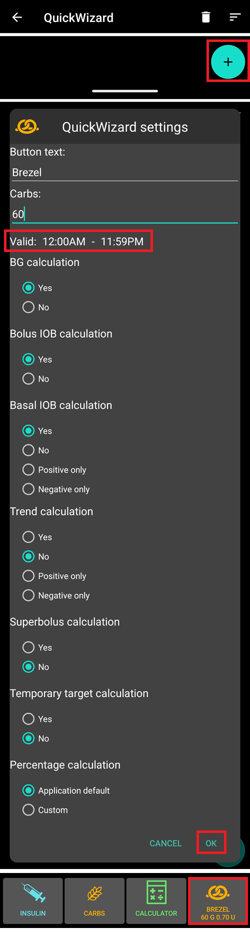 Preferences > Quick Wizard Button Setup