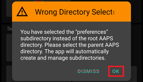 Local directory location