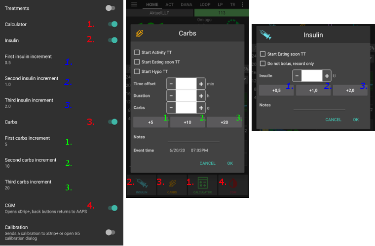 Preferences > Buttons