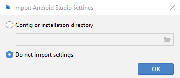 Do not import settings