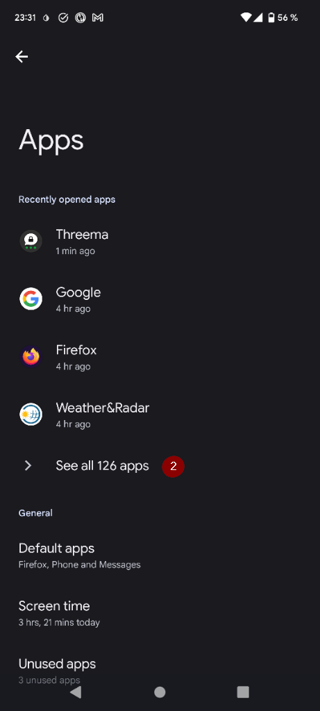 See all apps