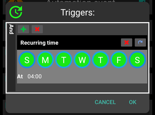 Autotune default screen