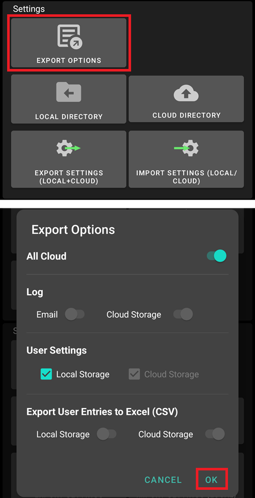 Cloud directory data