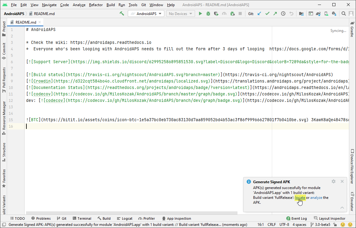 Locate build