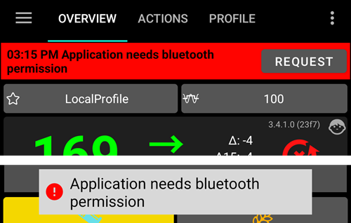 Bluetooth Request