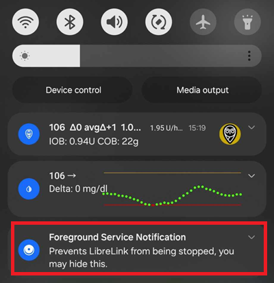 LibreLink (основной режим)