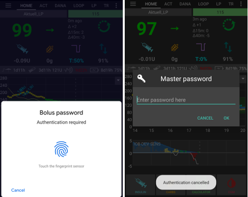 Prompt biometric protection