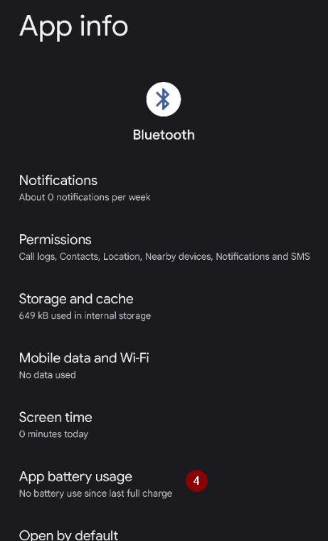 Приложение Bluetooth