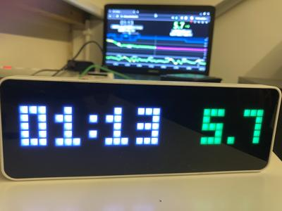 Following Nightscout Clock