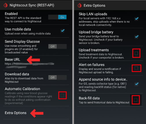xDrip+ Temel Ayarlar 2