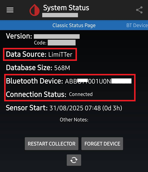 xDrip+ scan