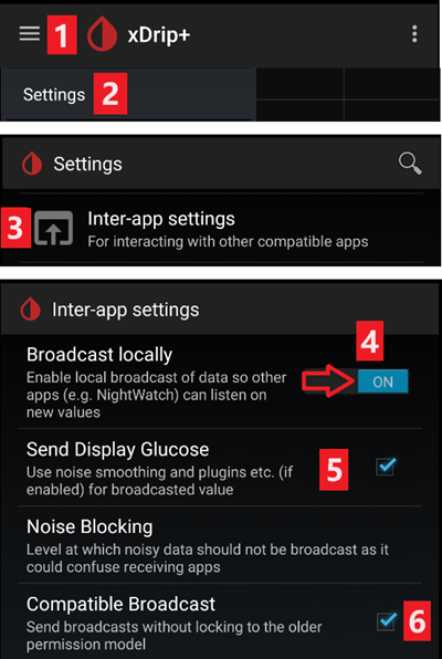 xDrip+ Basic Settings 4