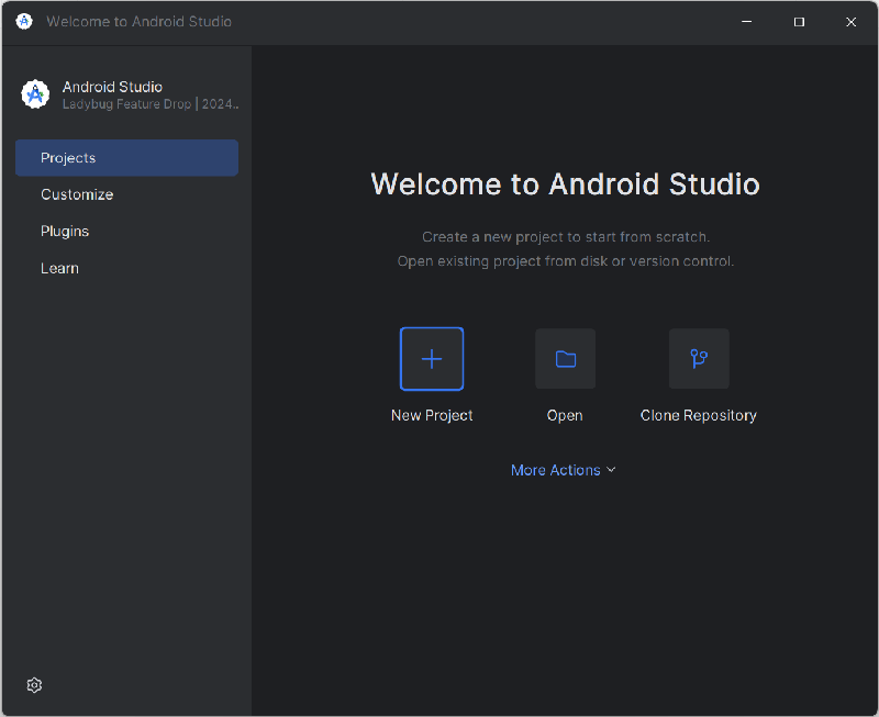 歡迎來到Android Studio