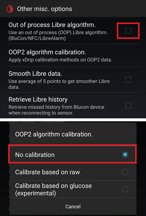 xDrip+ OOP2 設定