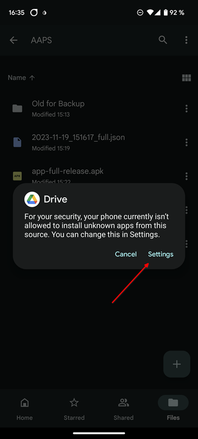 安全通知 Google 雲端硬碟