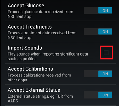 xDrip+ 基本設定 5
